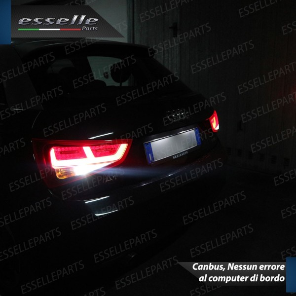 Coppia lampade Retromarcia LED T15 W16W da 13 Led Canbus 6000K Audi A1 Fino al 2014