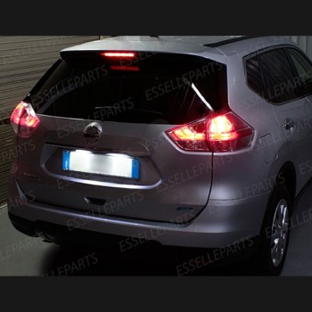 Kit LED interni + LED Targa 6000K Canbus Nissan X-Trail MK3 con Tetto Panoramico Kit LED interni + LED Targa 6000K Canbus Nissan X-Trail MK3 con Tetto Panoramico