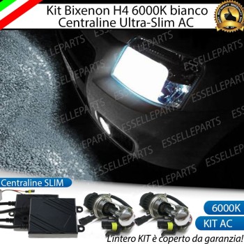 Kit Xenon H4 6000K Bianco Centraline Slim Fiat Panda 169