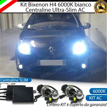 Kit Xenon H4 6000K Bianco Centraline Slim Renault Twingo 2 Restyling