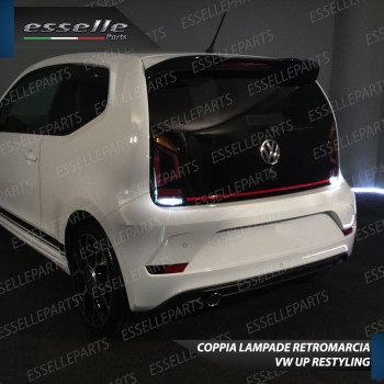Coppia lampade 13 LED Retromarcia T15 con lente 6000K per VW Up Dal 2017