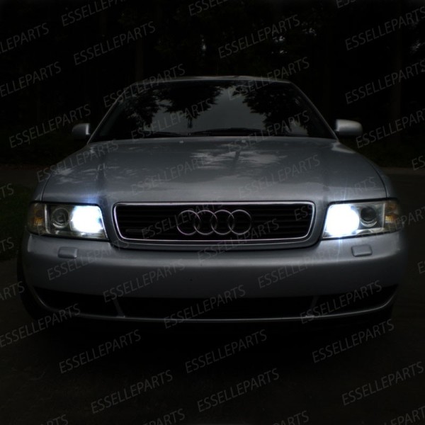 Coppia lampade T10 W5W 6 LED Canbus 6000K Luci di posizione Audi A4 B5 dal 1999