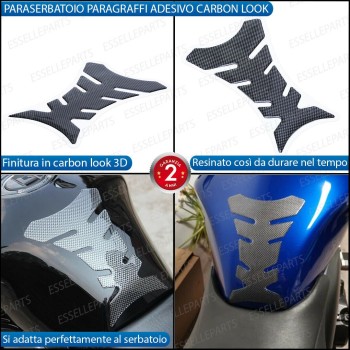 Protezione CARBON LOOK per Serbatoio Adesiva 3D Specifica per Aprilia