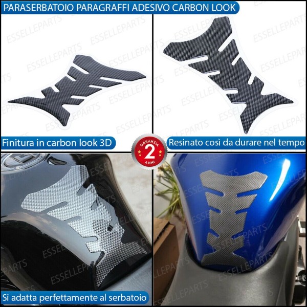 Protezione CARBON LOOK per Serbatoio Adesiva 3D Specifica per Ducati