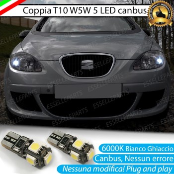 Luci posizione T10 W5W 5 LED Canbus Seat Toledo 3