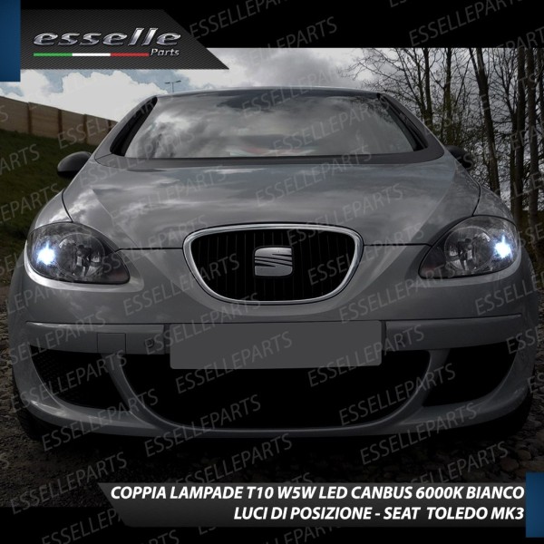 Luci posizione T10 W5W 5 LED Canbus Seat Toledo 3