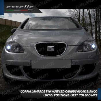 Luci posizione T10 W5W 5 LED Canbus Seat Toledo 3