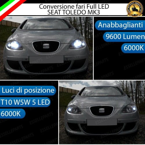 Conversione Fari Full LED SEAT TOLEDO 3