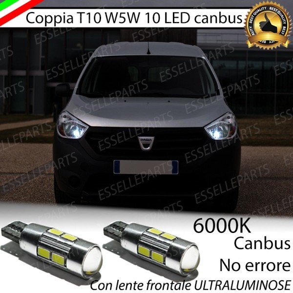 Luci posizione 10 LED Canbus 660 Lumen DACIA LODGY