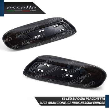 Placchette Dinamiche Nere fumè Laterali per frecce specifiche per MINI F54