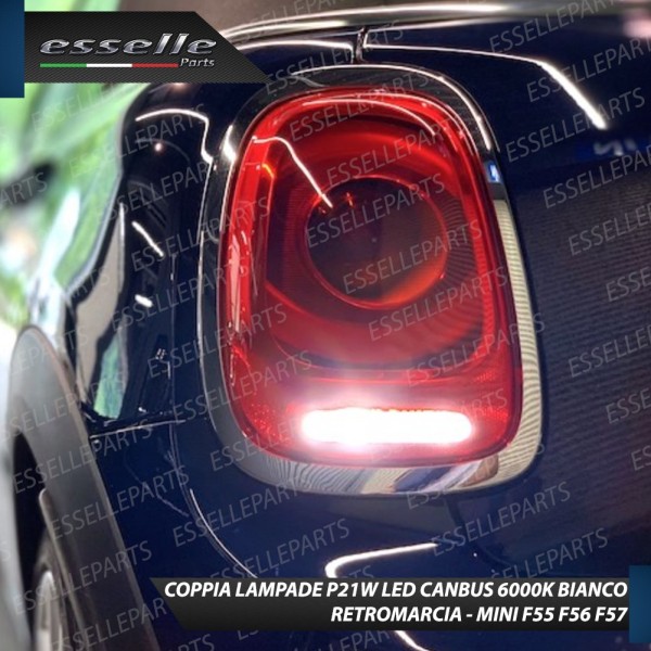 Luci Retromarcia 15 LED MINI COOPER F55 F56 F57 CON LENTE FRONTALE