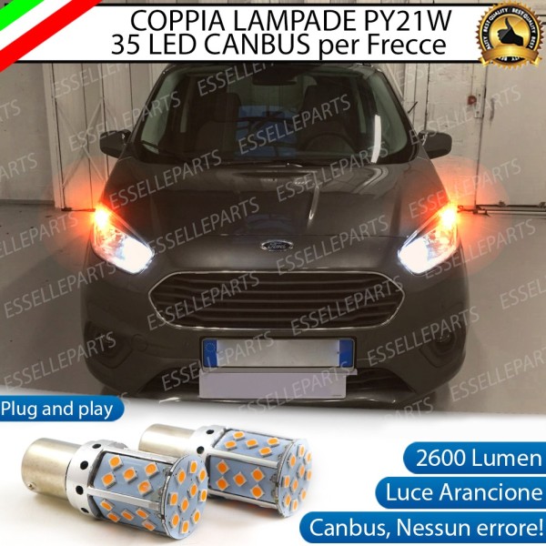 Lampada PY21W BAU15S Canbus FORD B-MAX ARANCIONE FRECCE Luce AMBRA