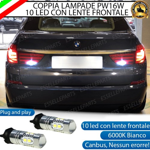 Coppia Luci Retromarcia 10 LED PW16W BMW SERIE 5 F07 LCI RESTYLING 6000K