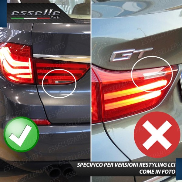 Coppia Luci Retromarcia 10 LED PW16W BMW SERIE 5 F07 LCI RESTYLING 6000K