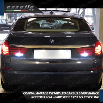 Coppia Luci Retromarcia 10 LED PW16W BMW SERIE 5 F07 LCI RESTYLING 6000K