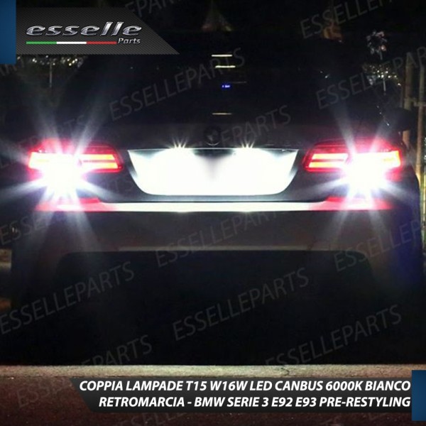 Luci Retromarcia Led Canbus BMW SERIE 3 E92 Luce Bianca No Error