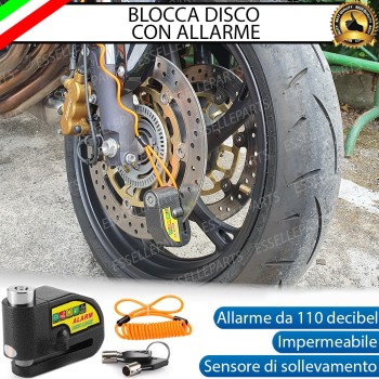 Bloccadisco con Allarme Antisollevamento per moto,motorini,scooter LAMBRETTA