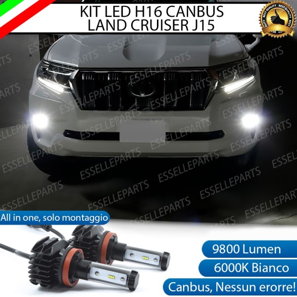 Kit Full LED H16 coppia lampade FENDINEBBIA TOYOTA LAND CRUISER J15