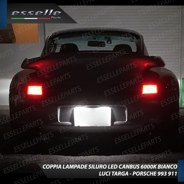 Luci Targa 12 LED Canbus 6000K per PORSCHE 911 993