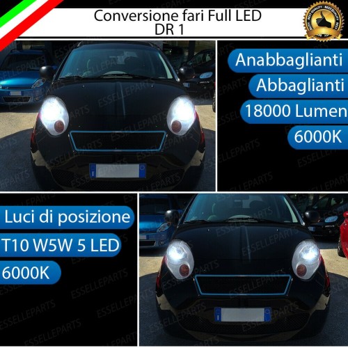 Conversione Fari Full LED 18000LM + 330LM