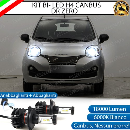 Kit Full LED H4 18000 LUMEN Anabbaglianti + Abbaglianti per DR-Zero