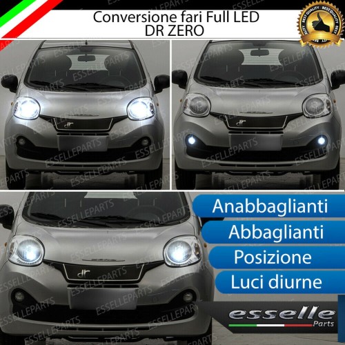 Conversione Fari Full LED 6000k canbus DR-Zero Luce Bianca No Error