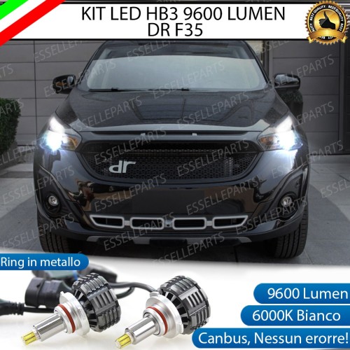 Kit Full Led HB3 6500k canbus 9600 lumen anabbaglianti abbaglianti DR-F35