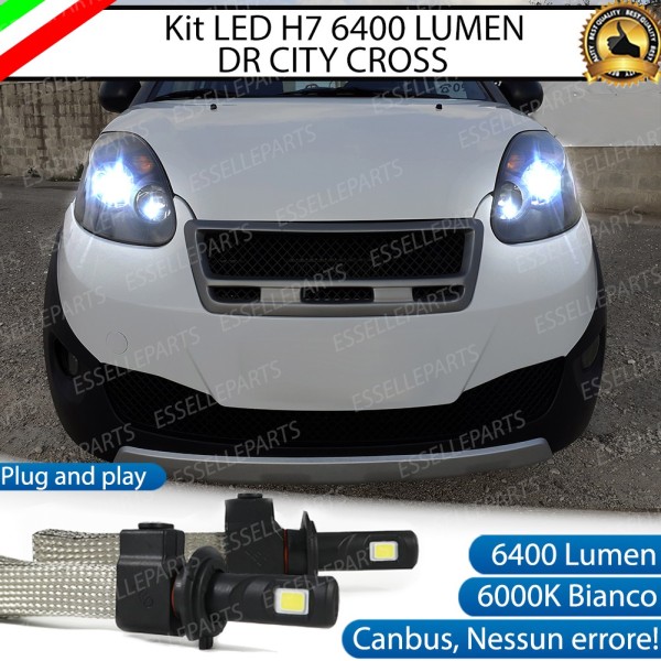 Kit Full LED H7 6400 LUMEN Anabbaglianti Dr-City Cross