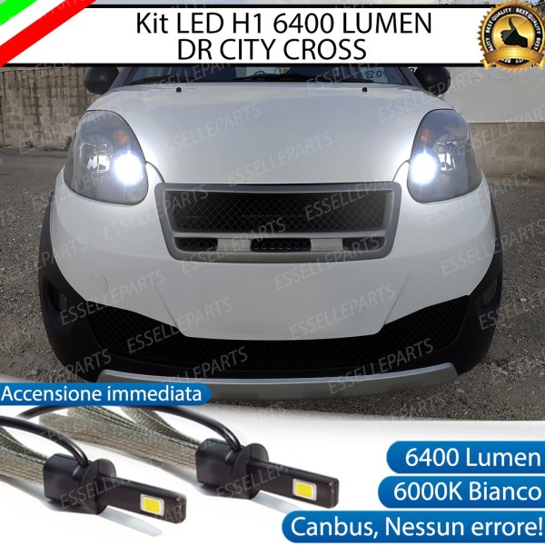 Kit Full LED H1 Abbaglianti 6400 lumen Dr-City Cross