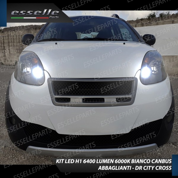 Kit Full LED H1 Abbaglianti 6400 lumen Dr-City Cross