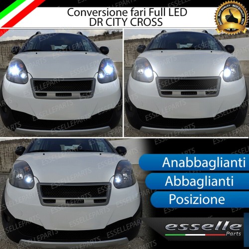 Conversione Fari Full LED 6000k canbus Dr-City Cross