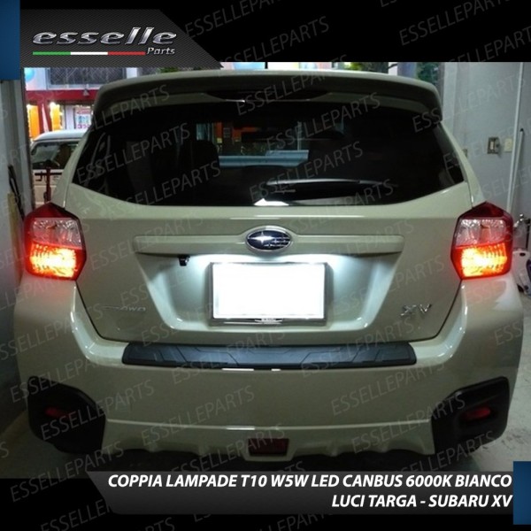 Luci Targa 9 LED Canbus 6000K per SUBARU XV