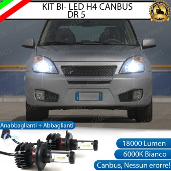 Kit Full LED H4 18000 LUMEN Anabbaglianti + Abbaglianti per DR-5