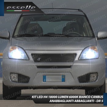 Kit Full LED H4 18000 LUMEN Anabbaglianti + Abbaglianti per DR-5