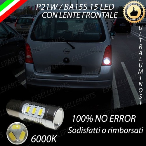 Luce Retromarcia 15 LED Opel Agila A CON LENTE FRONTALE