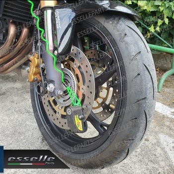 Cavo di Sicurezza - VERDE - per Antifurto moto,motorini,scooter KAWASAKI