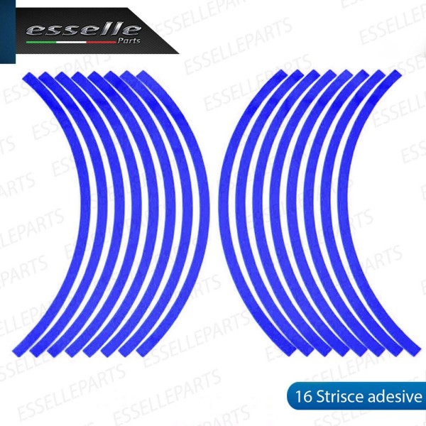 Bordo - BLU - adesivo per ruote moto,motorini,scooter BENELLI