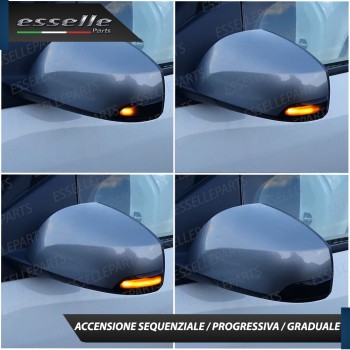 Placchette Dinamiche Nere fumè Laterali per frecce specifiche per RENAULT MEGANE III