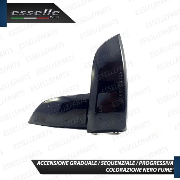 Placchette Dinamiche Nere fumè Laterali per frecce specifiche per RENAULT SCENIC III