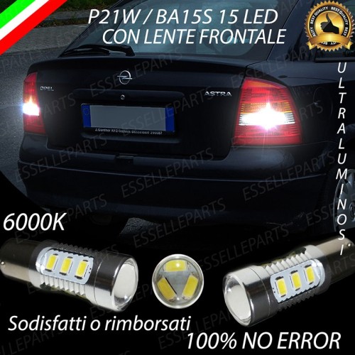 Luci Retromarcia 15 LED Opel Astra G CON LENTE FRONTALE