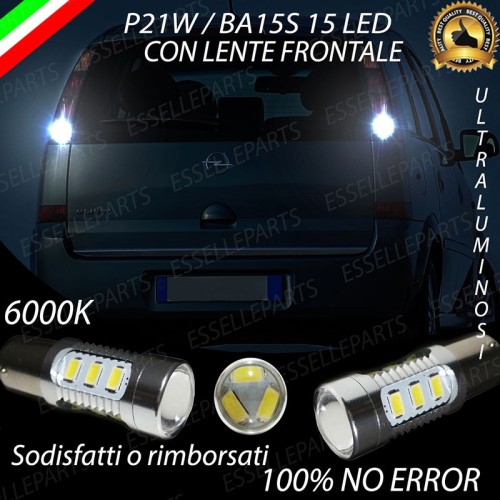Luci Retromarcia 15 LED Opel Meriva A CON LENTE FRONTALE