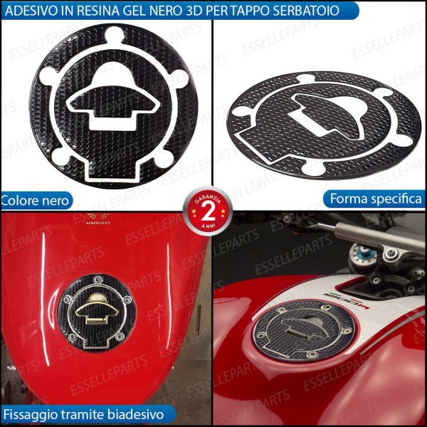 Set adesivi serbatoio per DUCATI ST2 1997-2002 Carbon Look