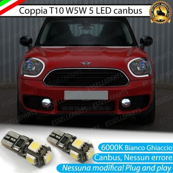 Luci Posizione T10 Led MINI COUNTRYMAN F60 6000K