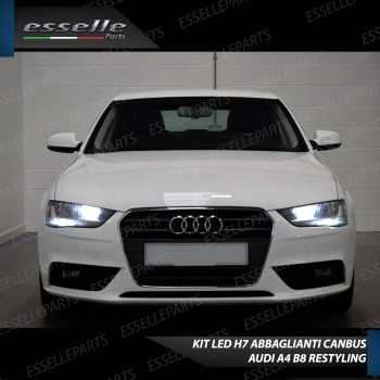 Conversione Fari Full LED 6000K bianco Audi A4 B8 Avant Allroad Restyling