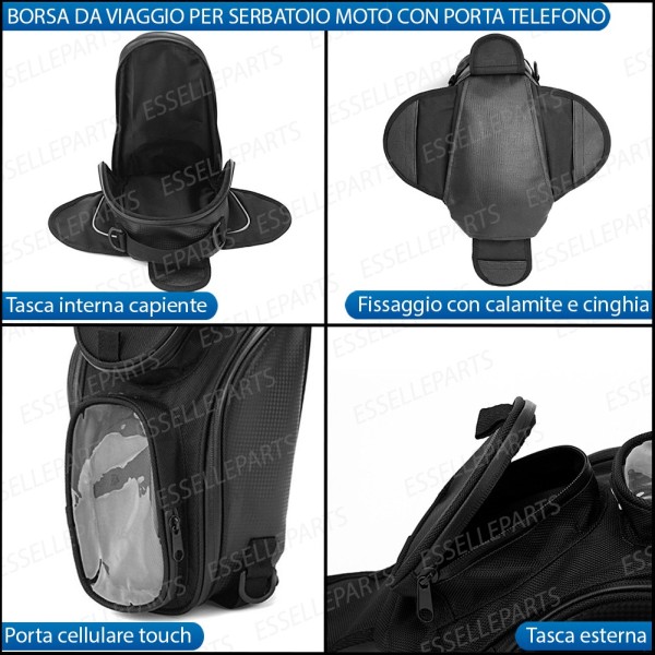 Borsa da Serbatoio con Portacellulare integrato per Cagiva