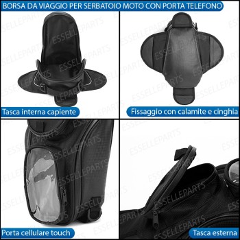 Borsa da Serbatoio con Portacellulare integrato per Ducati