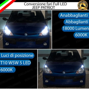 Lampade a LED H4 + T10 per AIXAM IMPULSION Luce Bianca