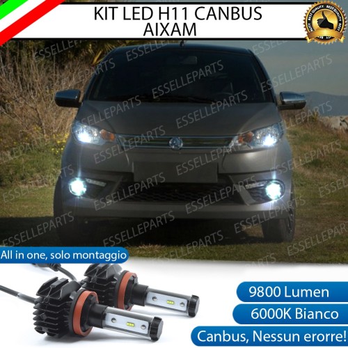 Kit Full Led 6000k canbus AIXAM VISION Fendinebbia No Error