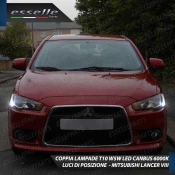 Luci posizione T10 W5W 5 LED Canbus Mitsubishi Lancer 8 Luci posizione T10 W5W 5 LED Canbus Mitsubishi Lancer 8
