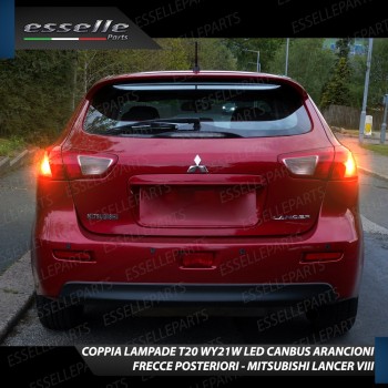 Coppia Lampade T20 WY21W 35 LED CANBUS PER FRECCE DIREZIONALI POSTERIORI PER MITSUBISHI LANCER 8 Coppia Lampade T20 WY21W 35 LED CANBUS PER FRECCE DIREZIONALI POSTERIORI PER MITSUBISHI LANCER 8
